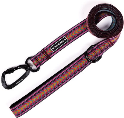 Picture of Wilderdog Ultralight Leash Series for Dogs 6 ft Long and Only 3.75 oz with swiveling, Locking Carabiner Attachment and Lightly Padded Handle with D-Ring - Daybreak