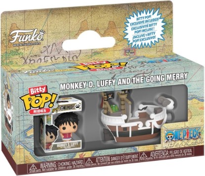 Picture of Funko Pop! Bitty Ride: One Piece - Going Merry with Monkey D. Luffy​ - 0.9 Inch and 1.3 Inch (2.3 and 3.3 Cm) - Anime Collectable - Official Merchandise - Gift Idea - Toys for Kids & Adults