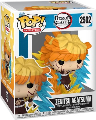 Picture of Funko POP! Premium: Demon Slayer - Zenitsu with Chase | Official Merch - Collectable Vinyl Figurine for Shelf Display - Birthday Gift Idea for Fans and Collectors