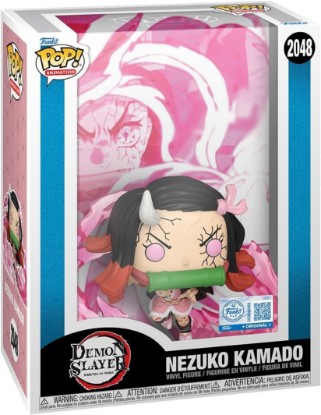 Picture of Funko POP! Game Cover: Demon Slayer - Nezuko | Official Anime Merch - Collectable Vinyl Figurine for Shelf Display - Birthday Gift Idea for Fans and Collectors