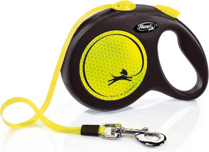 Picture of FLEXI New Neon Retractable Lead Large Tape 5M, Neon