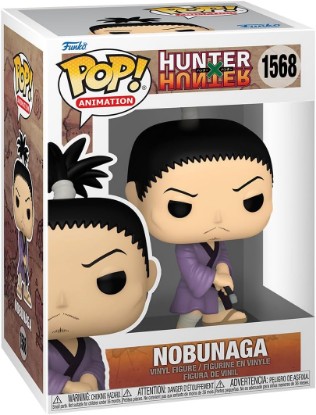 Picture of Funko POP! Animation: Hunter x Hunter (HXH) - Nobunaga Hazama | Official Anime Merch - Collectable Vinyl Figurine for Shelf Display - Birthday Gift Idea for Fans and Collectors