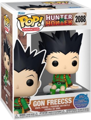 Picture of Funko POP! Animation: Hunter x Hunter (HxH) - Gon Freecss (Shelf Sitter) | Official Anime Merch - Collectable Vinyl Figurine for Shelf Display - Birthday Gift Idea for Fans and Collectors