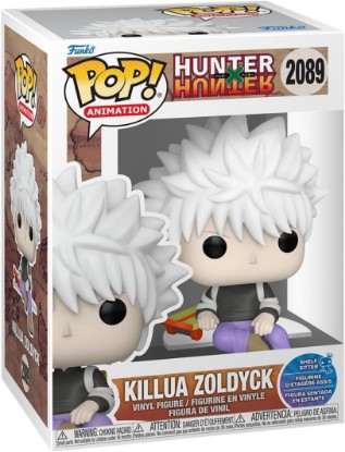 Picture of Funko Pop! Animation: Hunter X Hunter - Killua Zoldyck (Sitting) - Collectable Vinyl Figure - Gift Idea - Official Merchandise - Toys for Kids & Adults - Anime Fans - Model Figure for Collectors