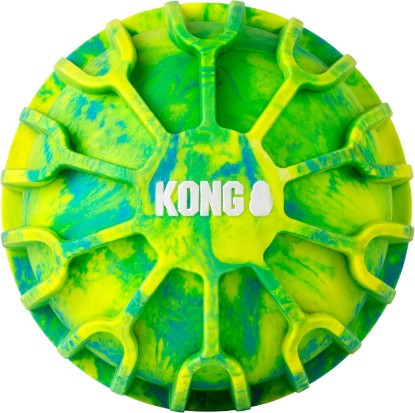 Picture of KONG FlexBall Interactive Fetch Toy, Floats in Water, for X-Large Dogs | Durable Interactive Fetch Ball with Easy-Grip Ridges That Floats in Water, Built for Long Outdoor Play