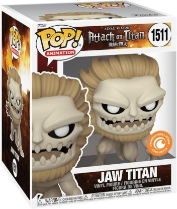 Picture of Funko Pop! Attack on Titan Super Jaw Titan Vinyl Figure, 6-inch, Exclusive