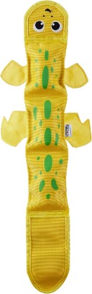 Picture of Outward Hound Fire Biterz Lizard Tough Chew Dog Toy, Plush & Squeaky, 24" | Firehose Material, Durable Binding, Indoor & Outdoor, No Stuffing, Fetch & Toss, Moderate Chewers, Dogs & Puppies