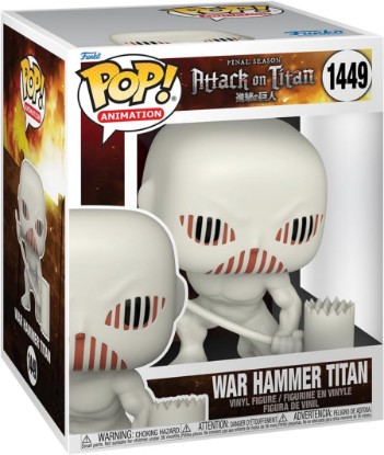 Picture of Funko POP! Super: Attack on Titan (AOT) - War Hammer Titan | Official Anime Merch - Collectable Vinyl Figurine for Shelf Display - Birthday Gift Idea for Fans and Collectors