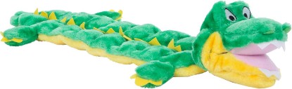 Picture of Outward Hound Squeaker Matz Plush Gator Dog Toy, 16 Squeakers, XL, 27" | Long Floppy Body, Cuddly Soft, Solo or Interactive Play, Minimal Stuffing for Less Mess, Moderate Chewers, Dogs & Puppies