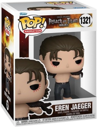 Picture of Funko POP! Animation: Attack on Titan - Eren Jaeger | Official Anime Merch - Collectable Vinyl Figurine for Shelf Display - Birthday Gift Idea for Fans and Collectors