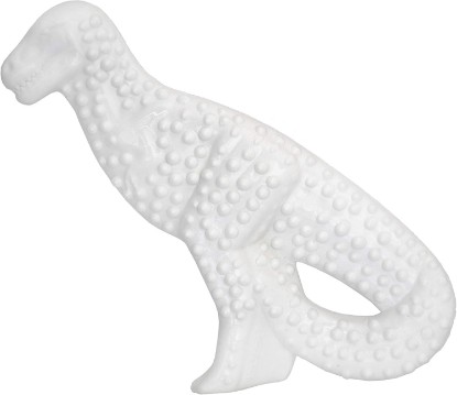 Picture of Nylabone Power Chew Dental Dinosaur Dog Chew Toy, Chicken Flavor, Large | Large breeds, durable dog toys for aggressive chewers, long lasting, discourages destructive chewing, for dogs up to 50 lbs