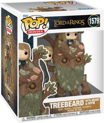 Picture of Funko POP! Super: Lord of the Rings - Treebeard with Merry & Pippin | Official Fantasy Merch - Collectable Vinyl Figurine for Shelf Display - Birthday Gift Idea for Fans and Collectors