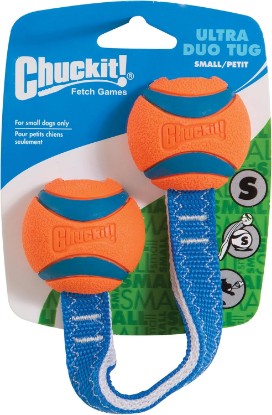 Picture of Chuckit! Ultra Duo Tug Toy, Small Indoor and Outdoor for Dogs 0-20 Pounds | Also Doubles as a Dog Ball