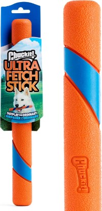 Picture of Chuckit! Ultra Fetch Stick Interactive Dog Toy, 12in, All Breeds | Crafted from the Same Durable Rubber as the Ultra Ball, This Fetch Stick Offers Bright Visibility for Outdoor Fetch Games