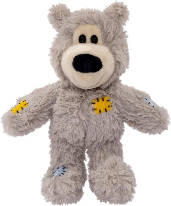 Picture of KONG Wild Knots Bear, Knotted Rope Plush Toy, for X-Small Dogs | Soft Plush Bear with Internal Knotted Ropes & Minimal Stuffing for Less Mess During Play, Color May Vary