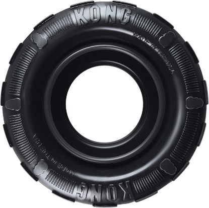 Picture of KONG Extreme Tires Natural Rubber Chew Toy, for Medium/Large Dogs | Durable Treat-Dispensing Tire Toy for Chewing & Fetch, Great for Indoor & Outdoor Play with Your Dog