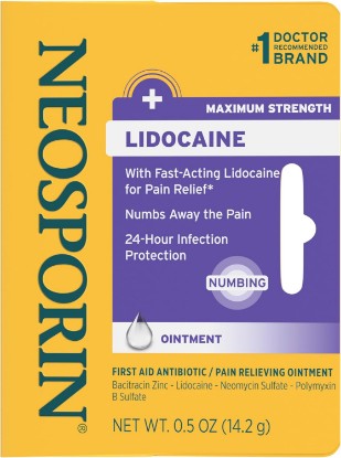 Picture of Neosporin Lidocaine Pain Relief Triple Antibiotic Ointment, 0.5 oz | 24-Hour Infection Protection, First Aid Topical Analgesic for Minor Cuts, Scrapes & Burns, Fast-Acting Maximum Pain Relief GreenCircle Sustainable Energy Practices
