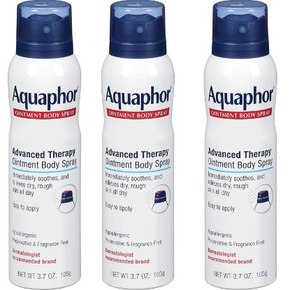 Picture of Aquaphor Ointment Body Spray - Moisturizes and Heals Dry, Rough Skin - 3.7 oz. Spray Can, 3 Pack