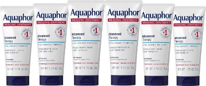 Picture of Aquaphor Advanced Therapy Healing Ointment, Multipack 1.75 OZ | Clinically Proven Skin Protectant Moisturizer for Cracked, Irritated or Dry Skin Relief, Dye and Fragrance Free