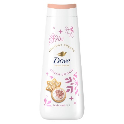 Picture of Dove Limited Edition Holiday Treats Body Wash Sugar Cookie Sprinkle for Deep Nourishment 20 fl oz
