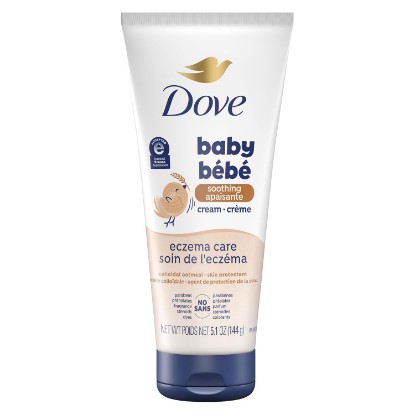 Picture of Baby Dove Soothing Cream Eczema Care 5.1 oz | To Soothe Delicate Baby Skin. No Artificial Perfume or Color, Paraben Free, Phthalate Free