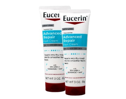 Picture of Eucerin Intensive Repair Foot Creme 3 Oz (Pack of 2) [Amazon-developed Certification] Compact by Design