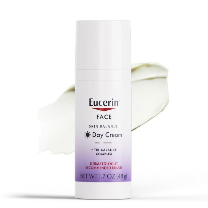 Picture of Eucerin Skin Balance Day Cream, Facial Skin Care, 1.7 OZ | Sensitive Skin Face Moisturizer Enriched with Tri-Balance Complex, Soothes, Moisturizes and Fortifies Skin, Fragrance Free