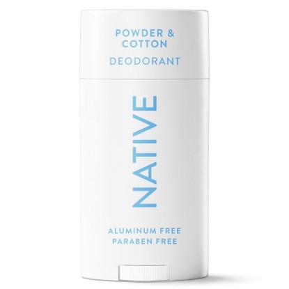 Picture of Native Deodorant, Aluminum Free, Powder & Cotton, for Women and Men, 2.65 oz with Travolle Dispenser Pump