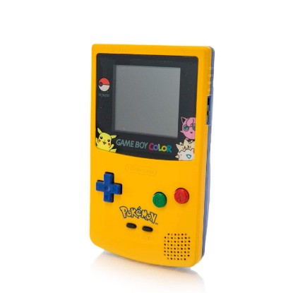 Picture of Game Boy Color - Limited Pokemon Edition - Yellow (Renewed) [video game]