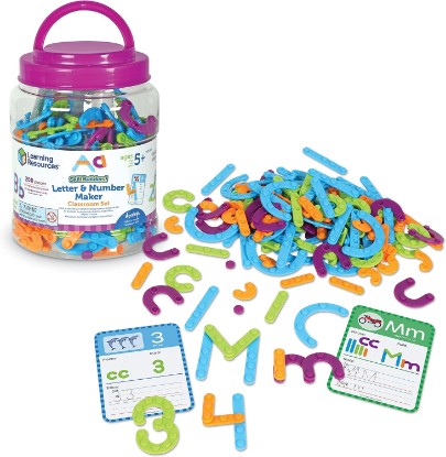 Picture of Learning Resources Skill Builders! Letter & Number Maker Classroom Set