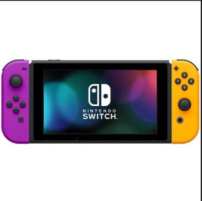 Picture of Nintendo Switch 32GB Console - With Neon Purple/Neon Orange Joy-con (Renewed)