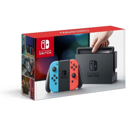 Picture of Nintendo Switch – Neon Red and Neon Blue Joy-Con (Renewed)
