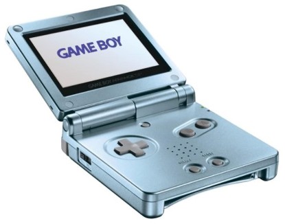 Picture of Nintendo Game Boy Advance SP Pearl Blue (Renewed) [video game]