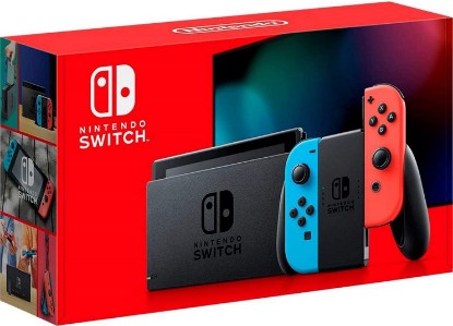 Picture of Nintendo - Switch 32GB Console - Neon Red/Neon Blue Joy-Con