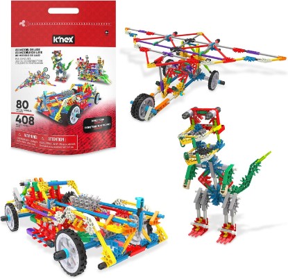 Picture of KNEX 80 Model Deluxe Set with Reusable Bag - STEM Building Kit, Kid Construction, Creative Play Toy‚ Ages 8+