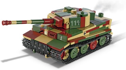 Picture of COBI Musee des Blindes Collection Pz.Kpfw. VI Tiger Ausf. E 2-in-1 Building Set, 442 Pieces