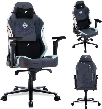 Picture of TTRACING Jujutsu Kaisen Guardian High Back Gaming Chair, Gojo Satoru | 5D Armrest, Premium leather & steel frame, ideal for anime setups or home office 155° recline, 440lbs weight capacity