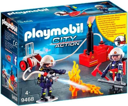 Picture of Playmobil Firefighters with Water Pump