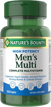 Picture of Nature's Bounty High Potency Men’s Complete Multivitamin, 100 Capsules