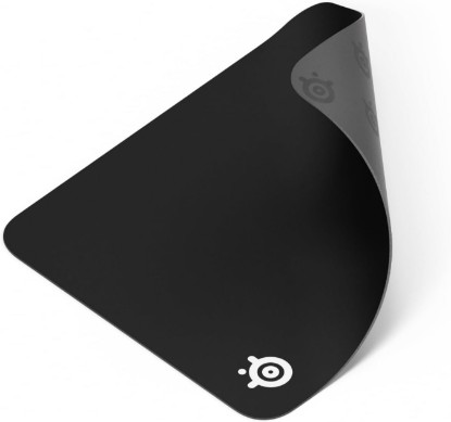 Picture of SteelSeries QcK Medium Gaming Mousepad — Black — Non-Slip Silicone Rubber Base — Peak Tracking and Stability — Optimized for Gaming Sensors — 320 mm x 270 mm — FPS, MOBAs, RTS, MMO