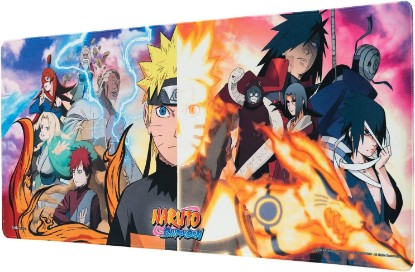 Picture of Grupo Erik Naruto XXL Mouse Mat - Desk Pad - 31.5" x 13.78" Non-Slip Rubber Base Mouse Pad, Gaming Mouse Pad, Keyboard Mouse Mat - Naruto Gifts