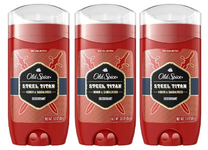 Picture of Old Spice Deodorant for Men, Steel Titan, 3 oz (Pack of 3)