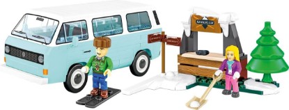 Picture of COBI Volkswagen Winter Adventure VW T3 Building Set, 189 Pieces