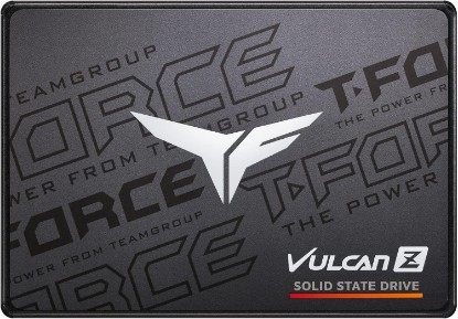 Picture of TEAMGROUP T-Force Vulcan Z 1TB SLC Cache 3D NAND TLC 2.5 Inch SATA III Internal Solid State Drive SSD, PC Upgrade (Read/Write Speed up to 550/500 MB/s) T253TZ001T0C101