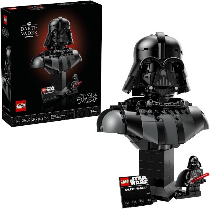Picture of LEGO Star Wars Darth Vader Bust - Collectible Building Set for Adults, Ages 18+ - Star Wars Gift for Men & Women - with Darth Vader Minifigure - Bedroom or Shelf Decor - 75439