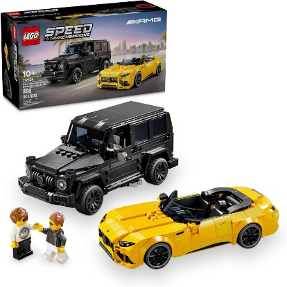 Picture of LEGO Speed Champions Mercedes-AMG G 63 & SL 63 Building Toys - Kids Pretend Play Toy Cars for Boys & Girls, Ages 10+ Years - Gifts for Christmas - 76924