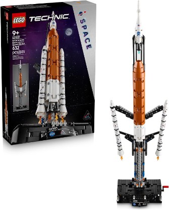 Picture of LEGO Technic NASA Artemis Space Launch System Rocket Building Toy for Boys & Girls - STEM Learning & Space Toy W/3-Stage Launch Function for Kids, Ages 9+ - Idea for Birthdays - 42221