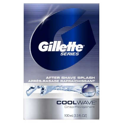 Picture of The Gillette Series Aftershave Splash, Cool Wave, 3.3 Fl Oz Bottle (Pack of 6)