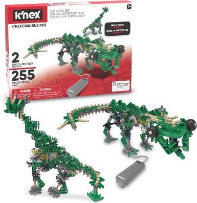 Picture of K'NEX K'NEXosaurus Rex, Motorized Dinosaur Set ‚ 255 Pieces, STEM Building, Engineering Play, Kid Construction Set‚ Ages 7+