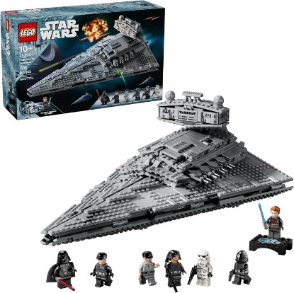Picture of LEGO Star Wars Imperial Star Destroyer Building Toy - Build & Display Set for Boys & Girls, Ages 10+ - Gift for Birthdays - Star Wars Darth Vader & 6 Minifigure Toys - 75394